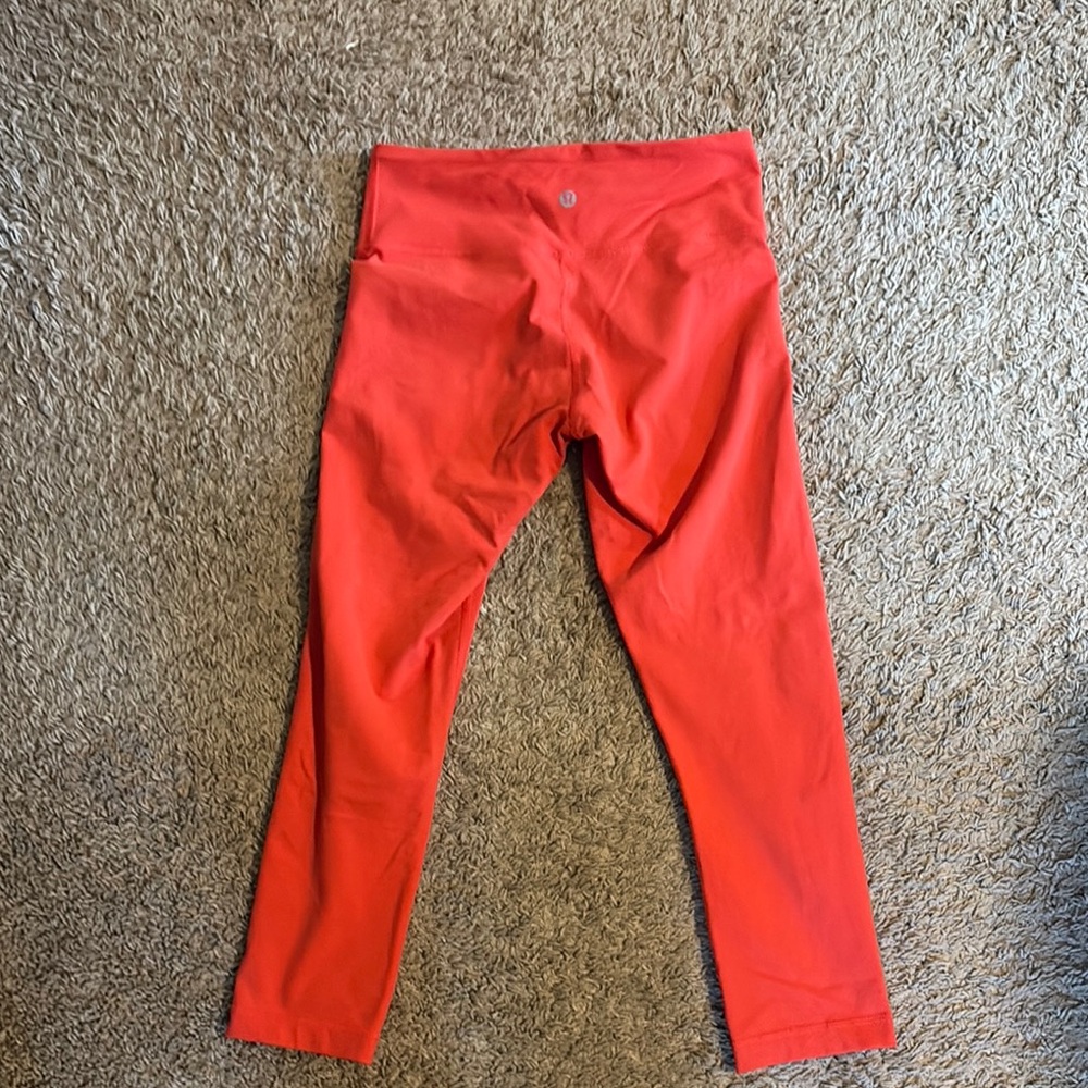 Lululemon Athletica Red Leggings for Active Comfort